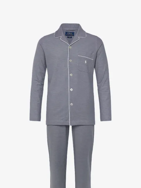 Polo Ralph Lauren piped-trim pyjamas