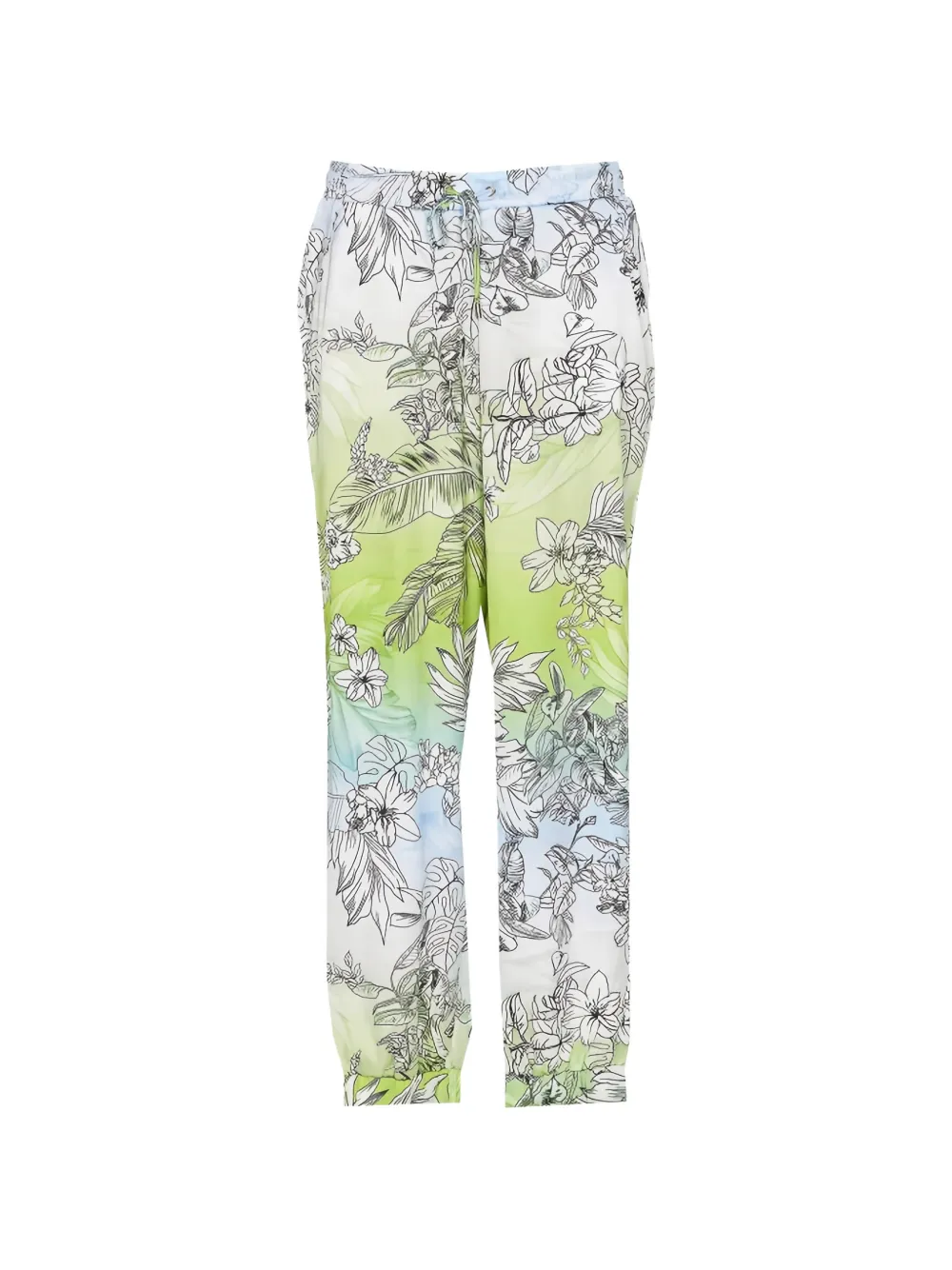 LIU JO floral trousers - Verde