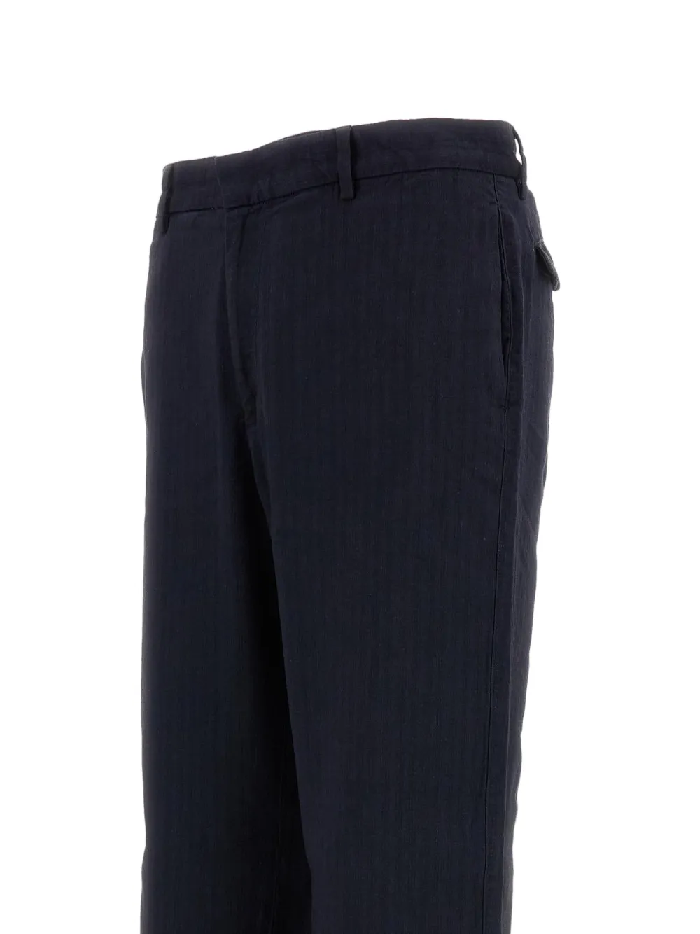  Barena Herringbone Trousers - Blue 