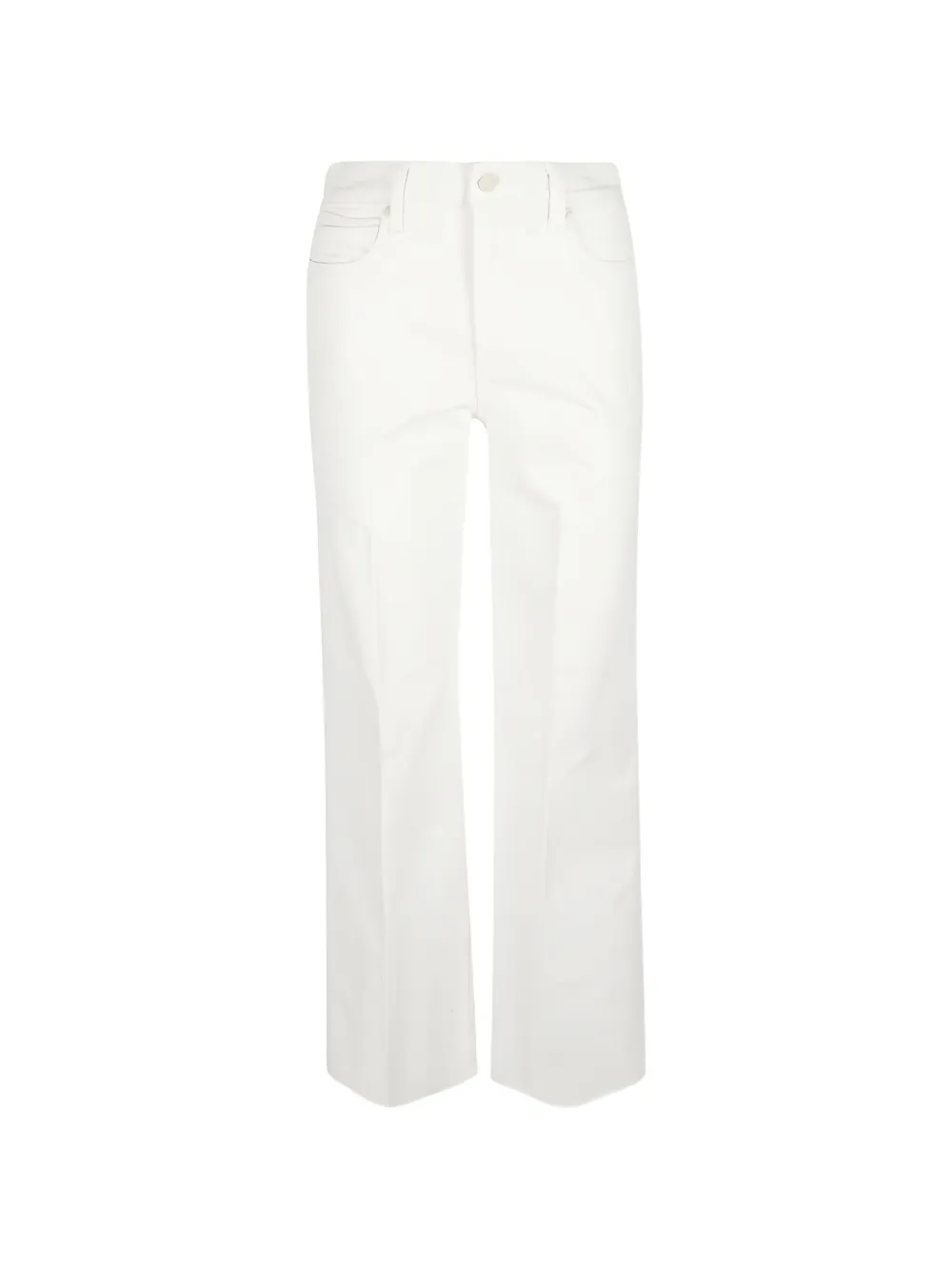 PAIGE Jeans Anessa 31" a gamba ampia - Bianco