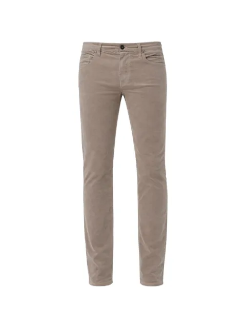 PAIGE Federal logo-patch belt-loop trousers