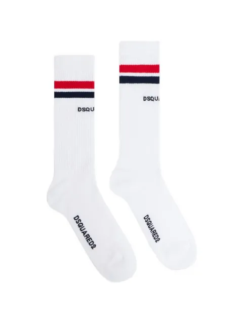 DSQUARED2 D2 College striped socks