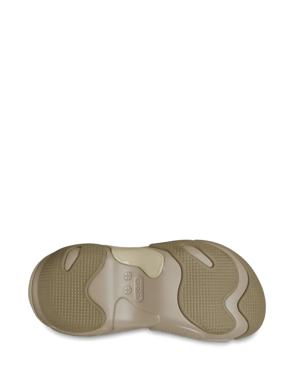 Crocs Sandalen met plateauzool Beige