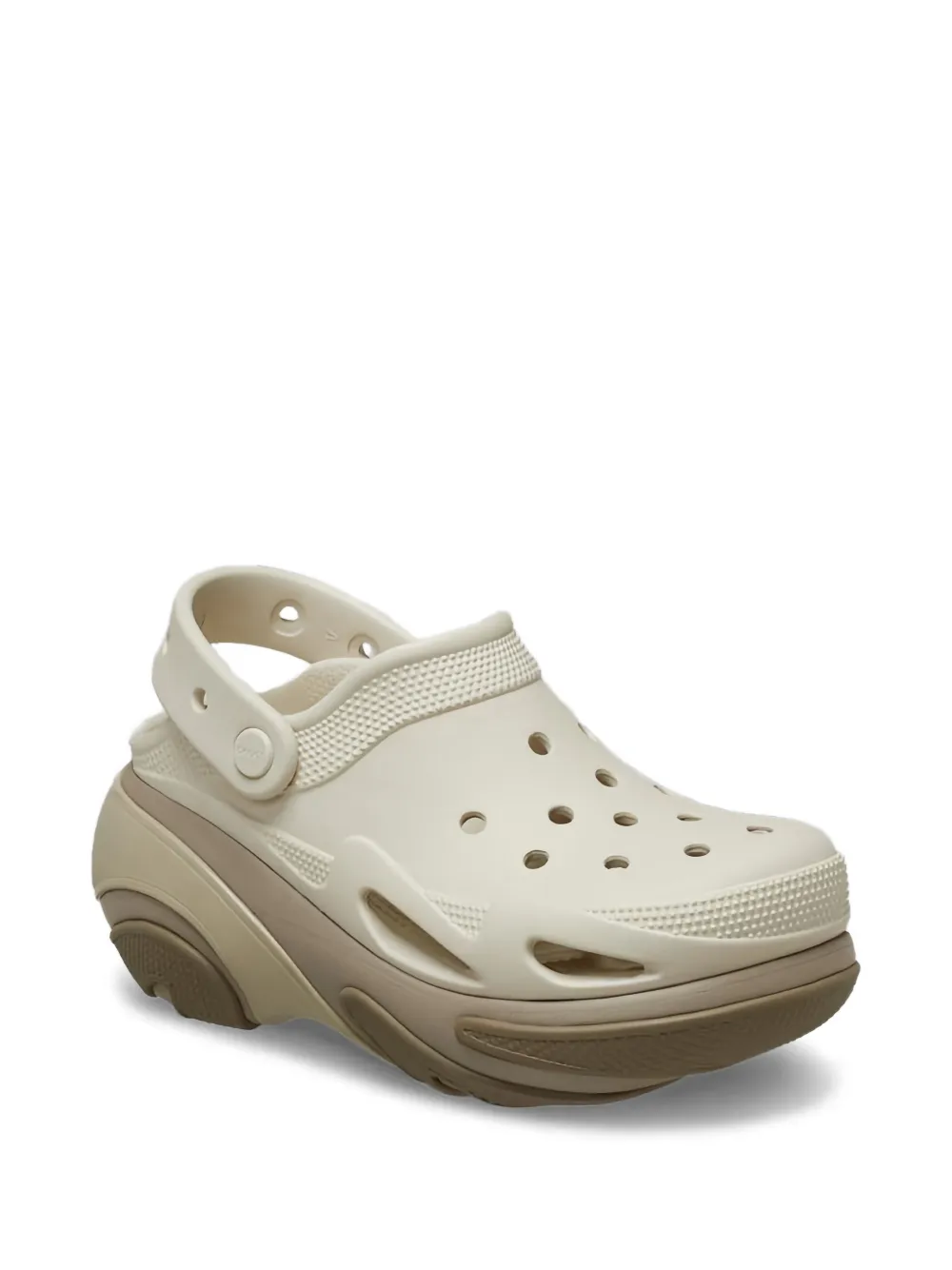 Crocs Sandalen met plateauzool Beige