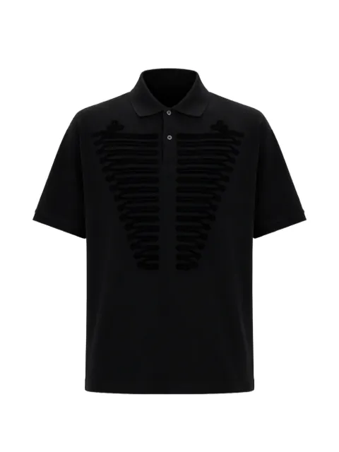 Alexander McQueen button-fastening polo shirt