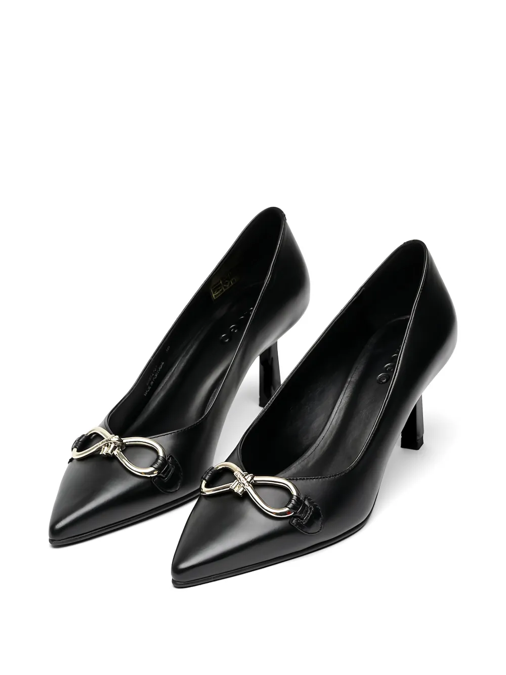 HUGO logo pumps Zwart