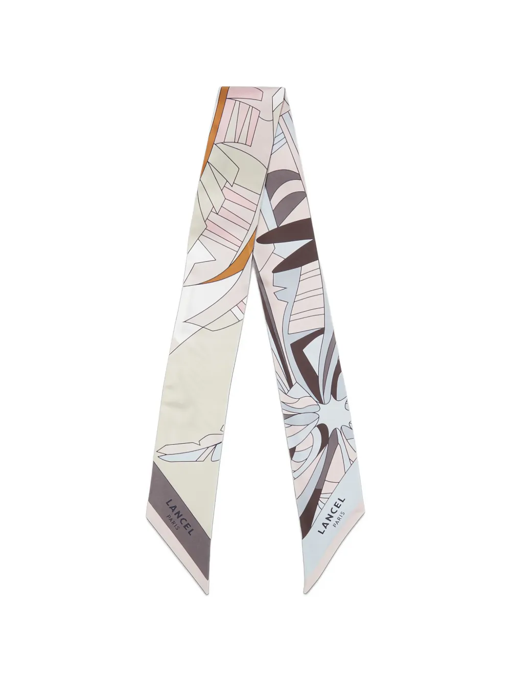 Lancel arabesque-motif headband - Blu