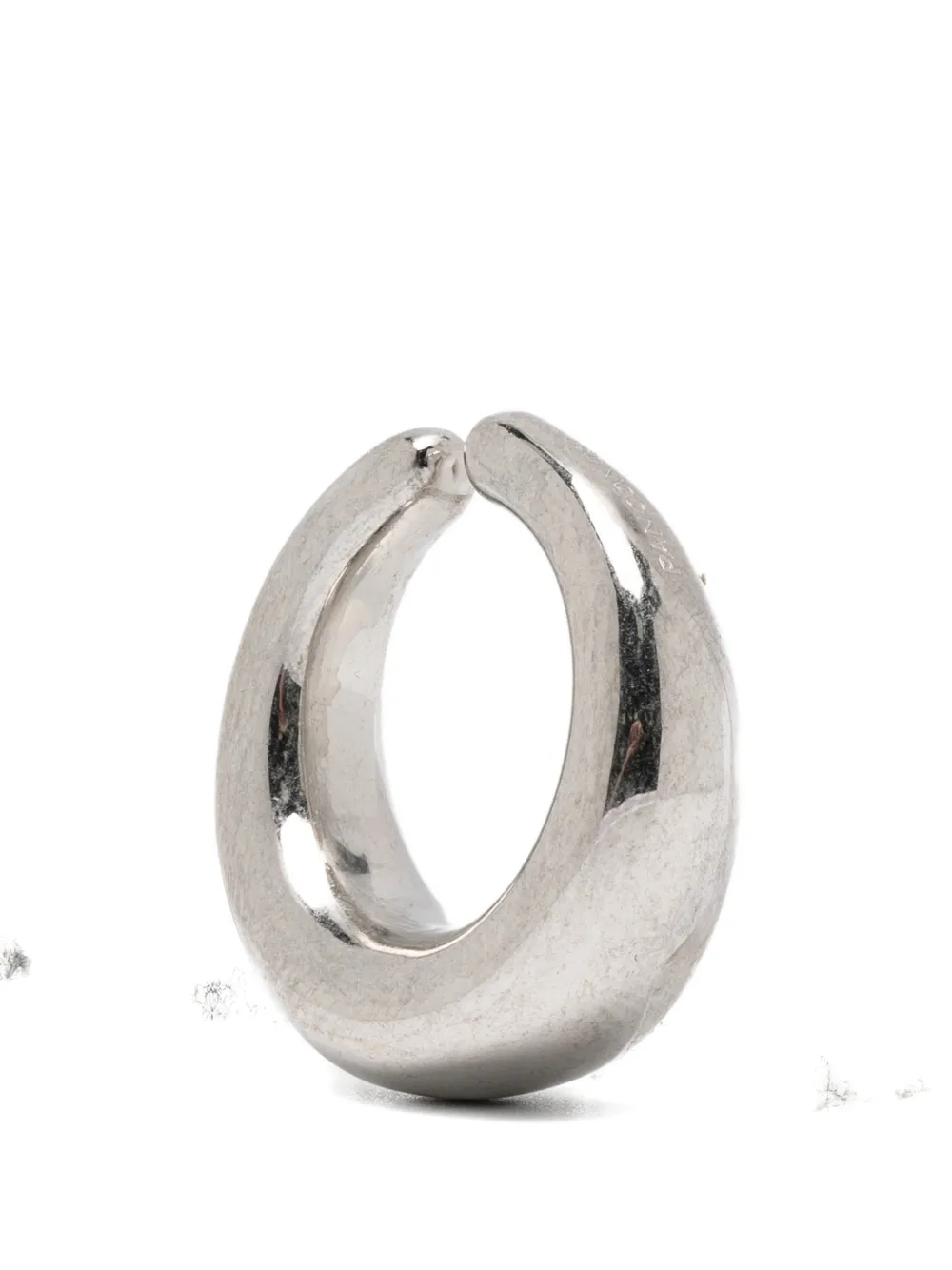 Panconesi curved earrings set of three - Argento