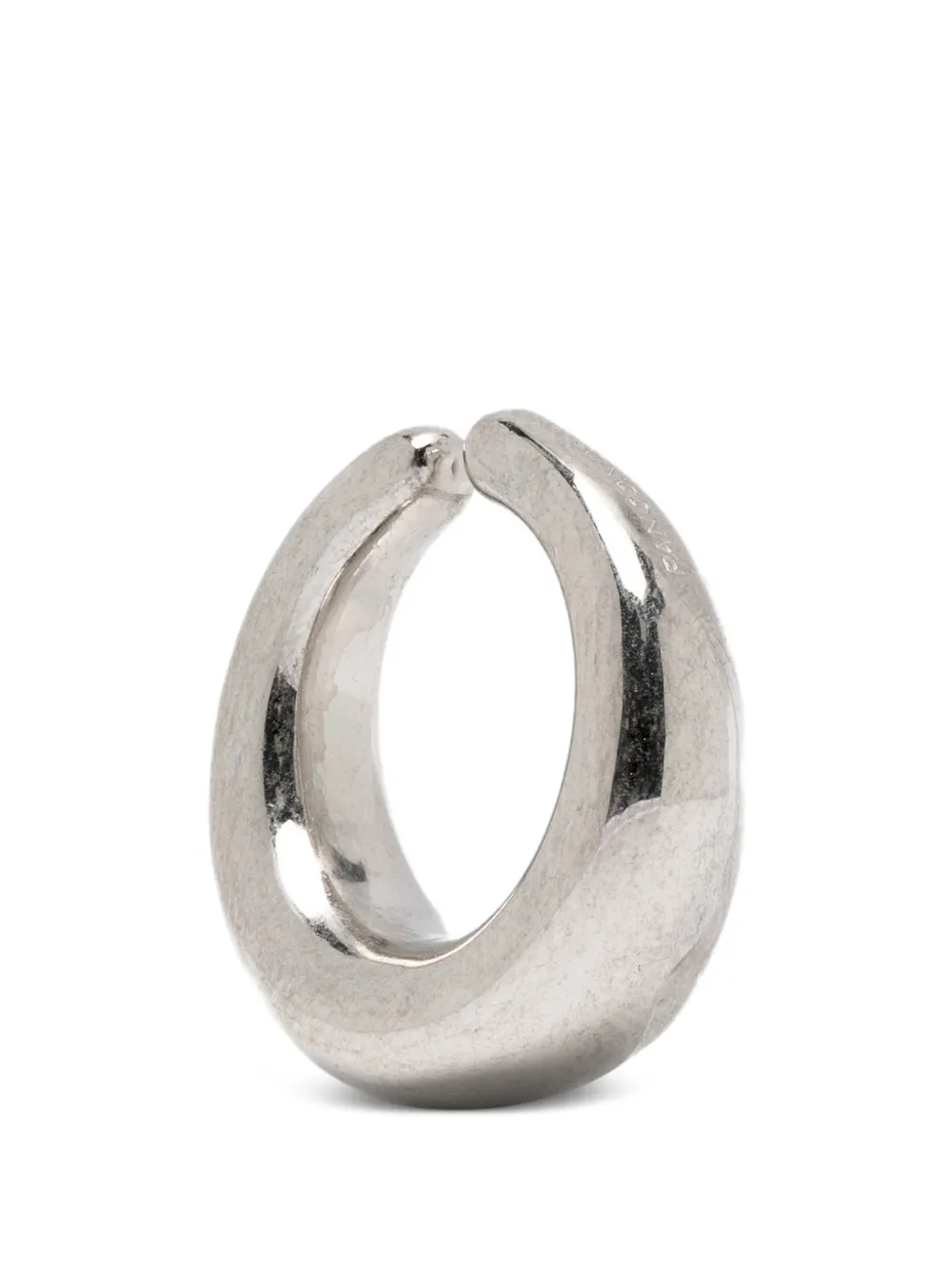 Panconesi curved earrings set of three - Argento