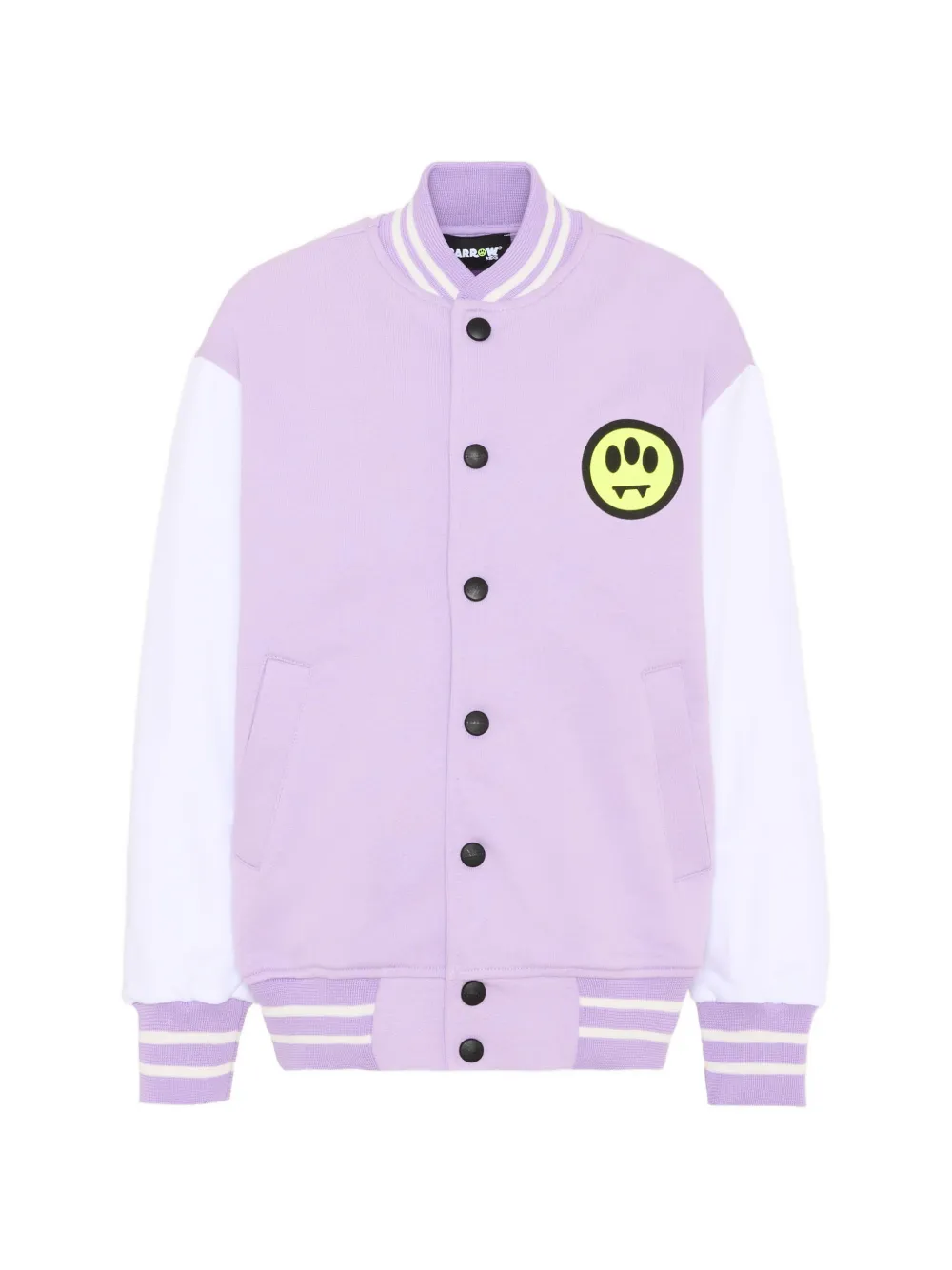 Barrow kids smiley logo bomber jacket - Violett
