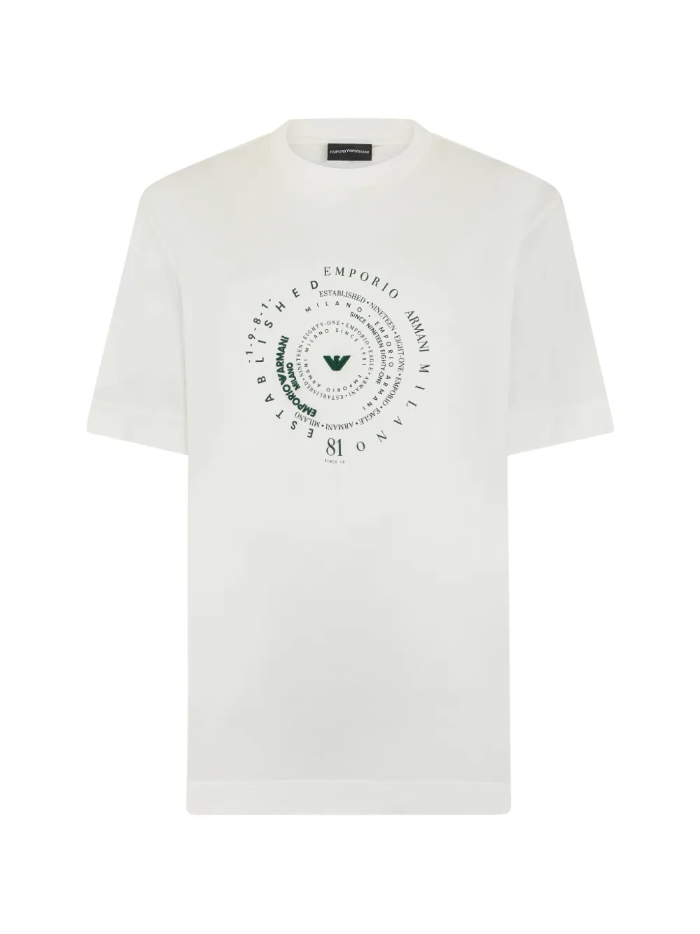 Emporio Armani printed T-shirt - Bianco