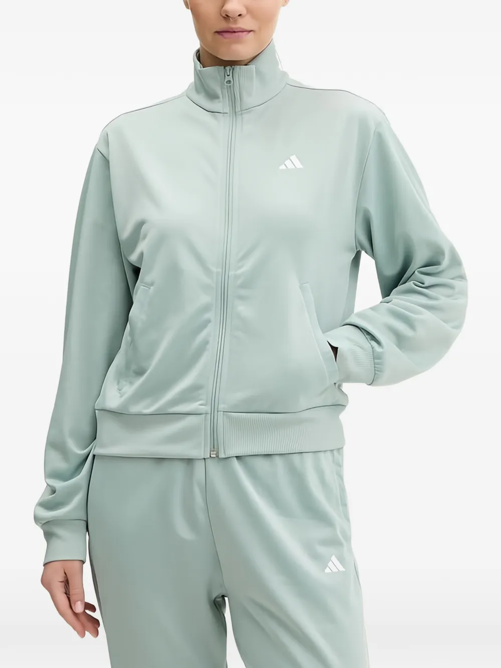 adidas logo-detail tracksuit - Verde