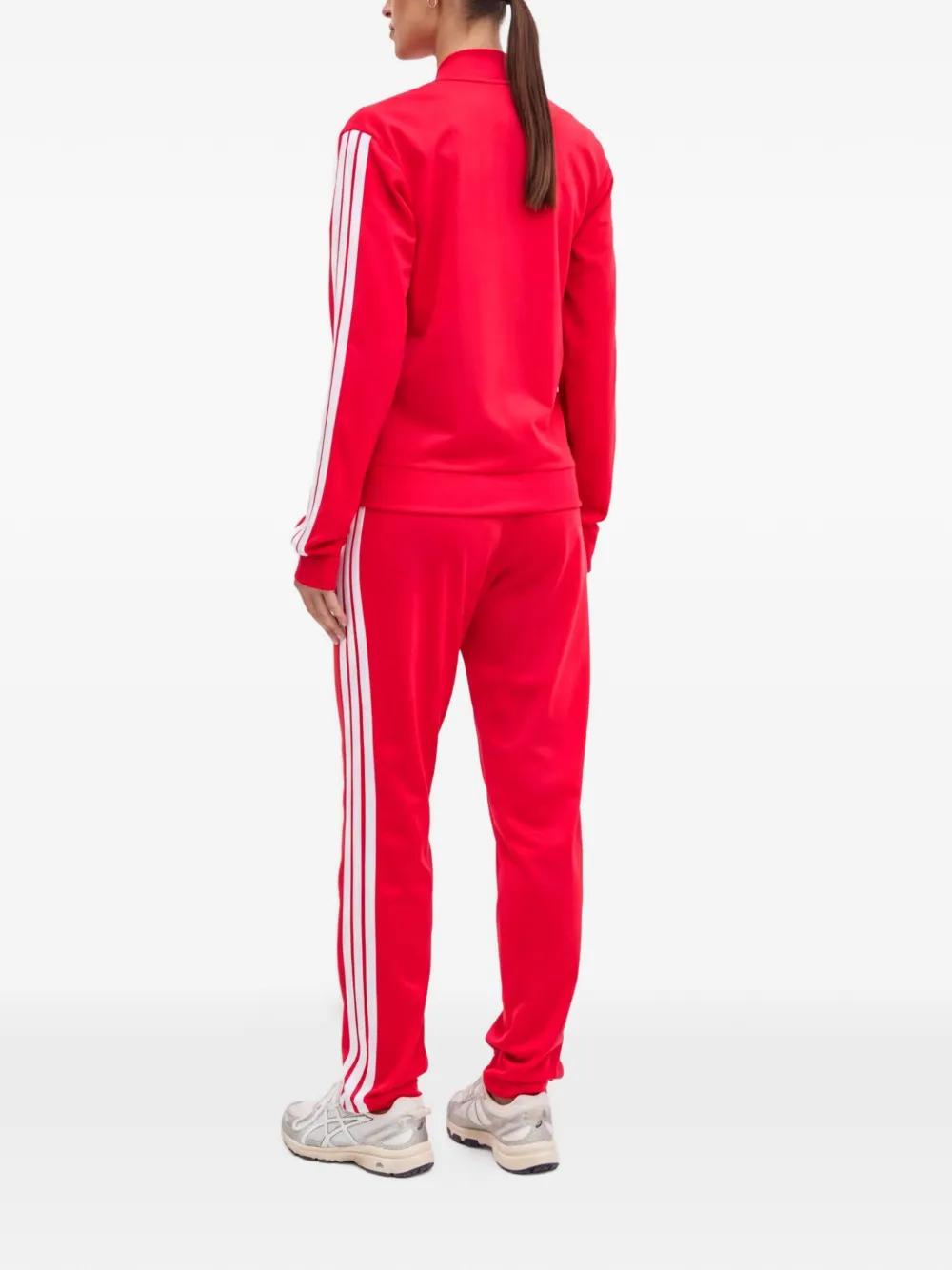 adidas Dayready trainingspak met gestreept detail en logoprint Rood