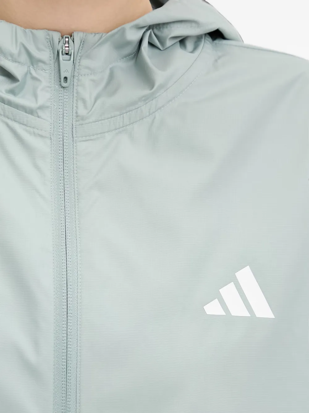 adidas Hyperglam jack met capuchon en logo-print Groen