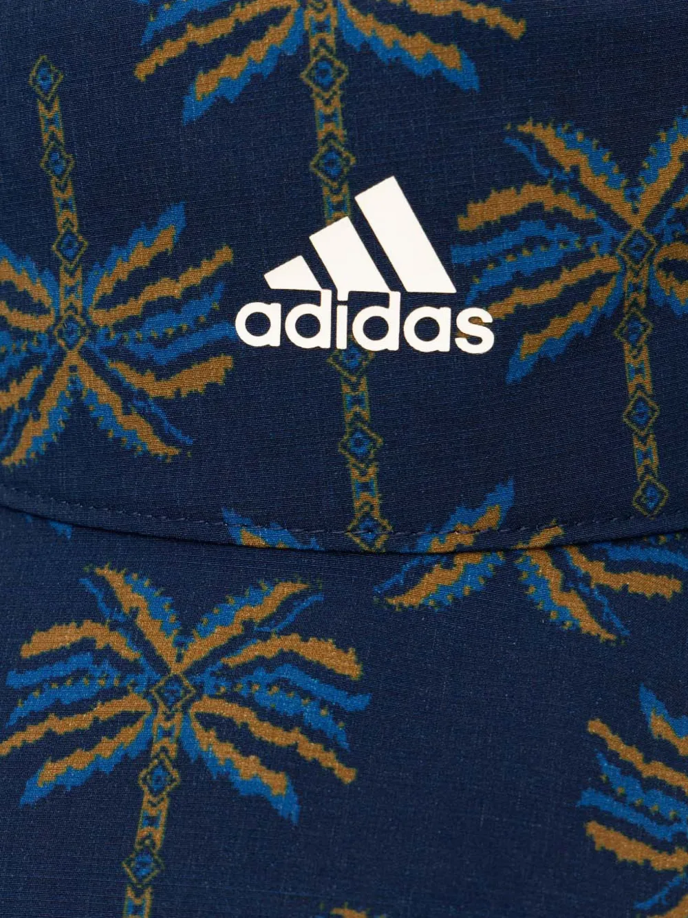 adidas x Farm Rio palm-tree print bucket hat Blauw
