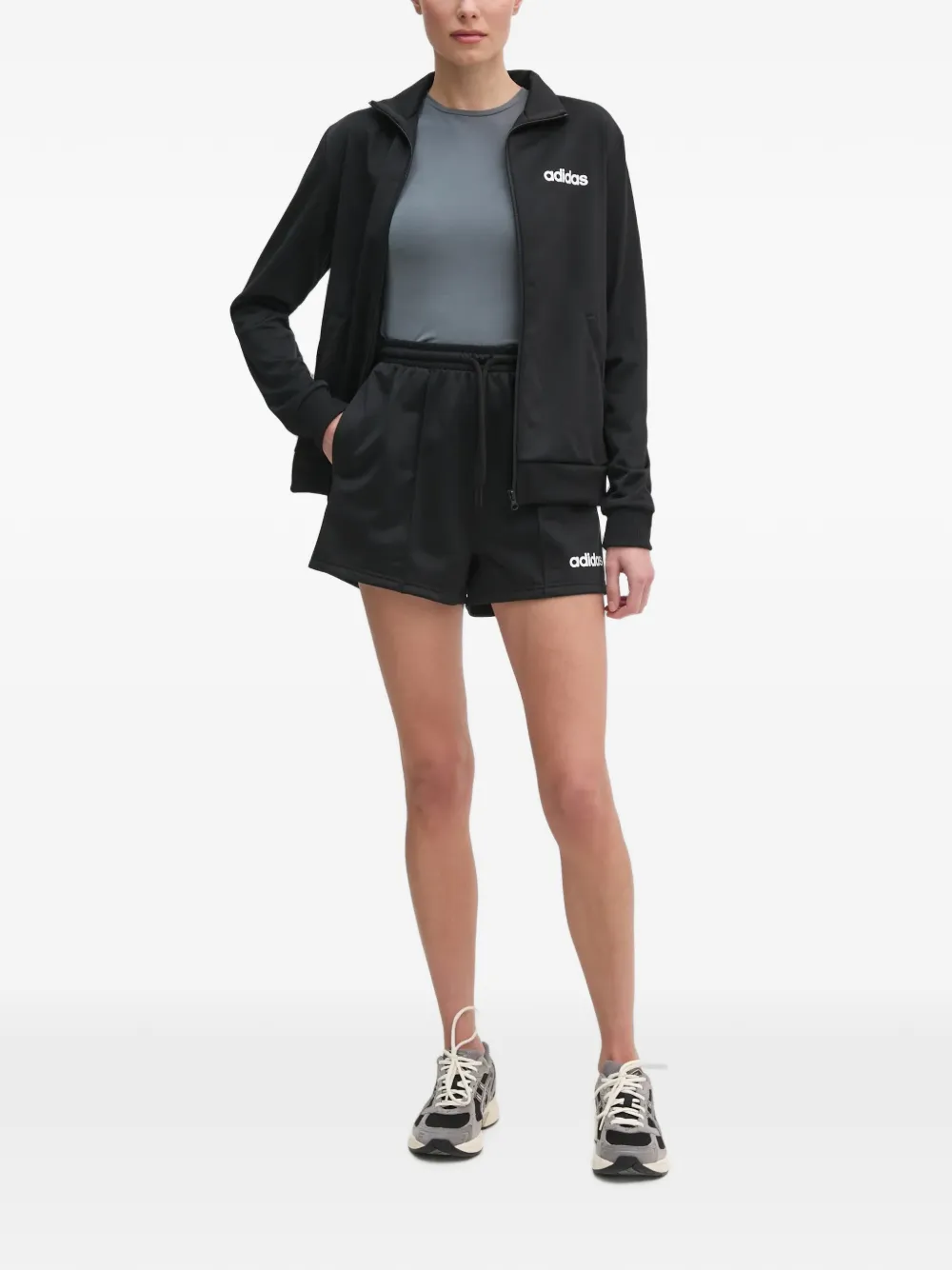 adidas Linear S shortsset met trekkoord Zwart