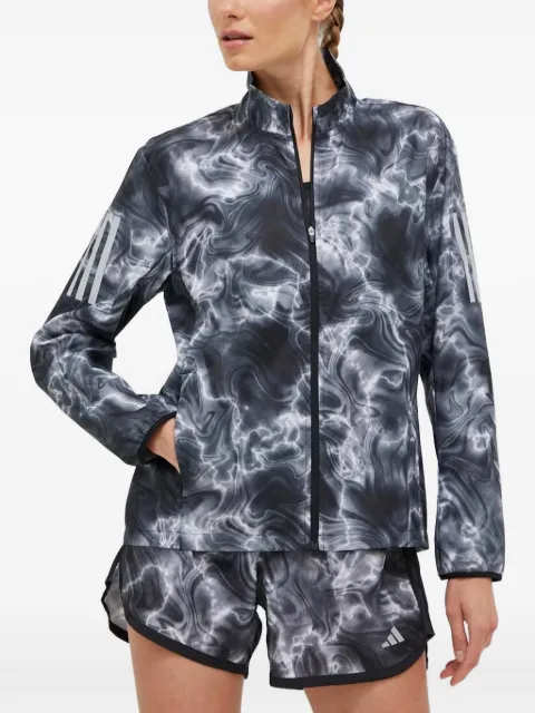 adidas Own the Run Jacke mit durchgehendem Print