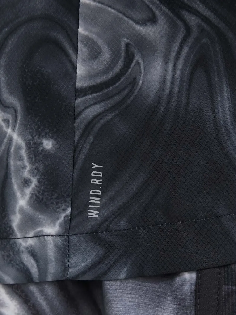 adidas Own The Run jack met print en rits Grijs