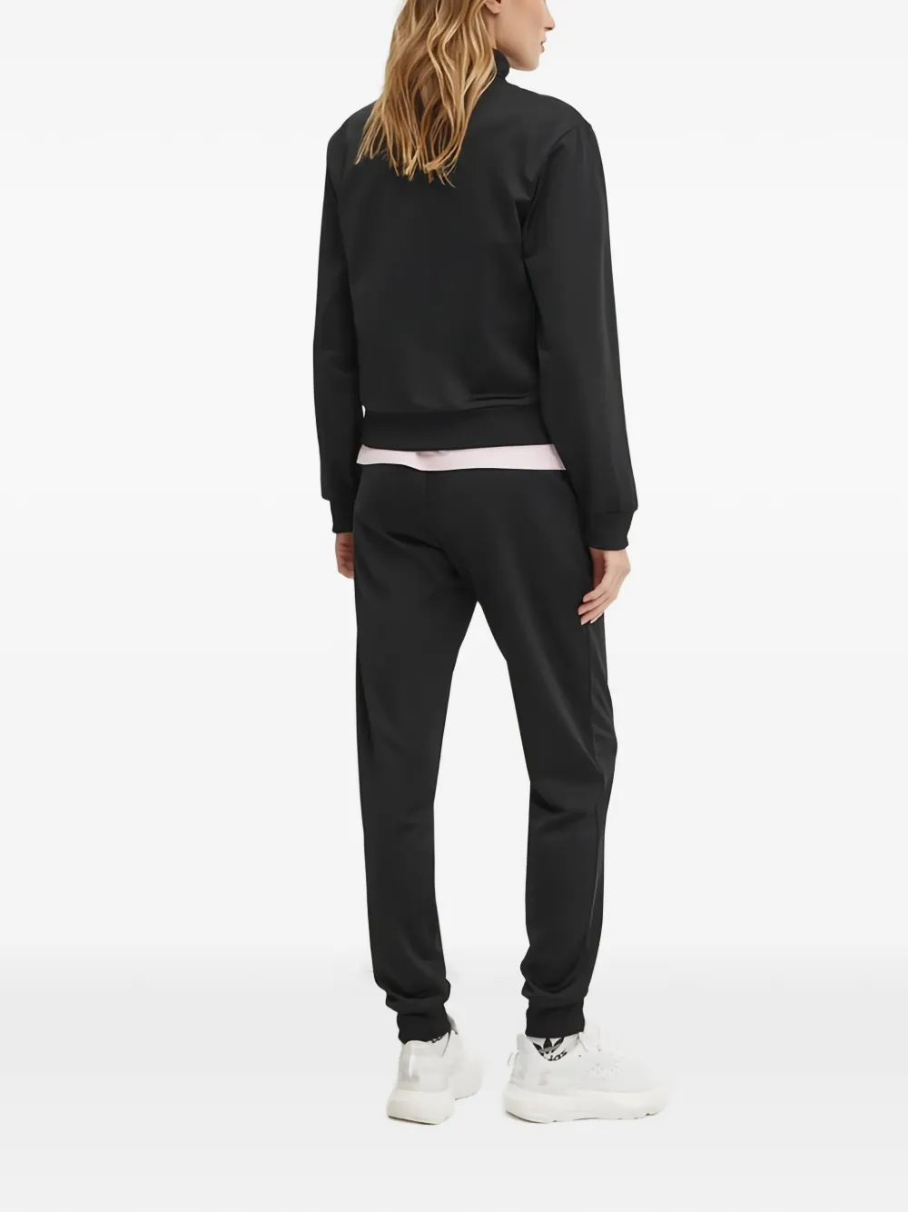 adidas logo zip tracksuit - Nero