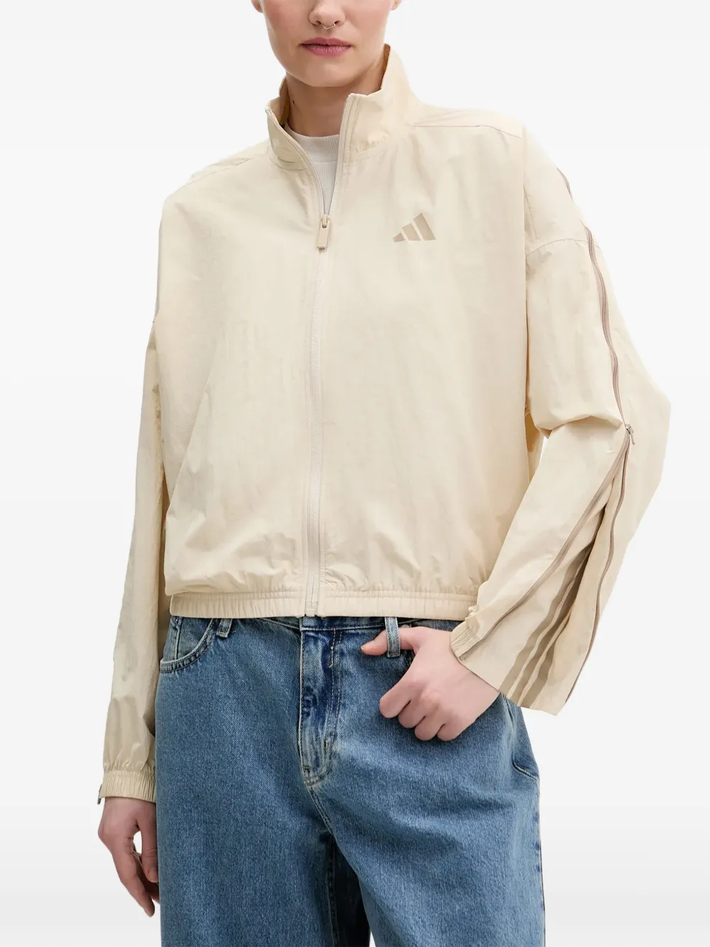 adidas Felpa City Tech con zip - Toni neutri