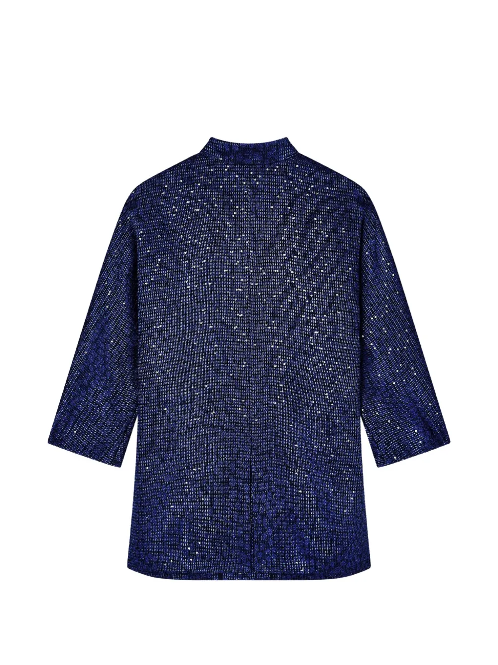  Giorgio Armani Sequin Coat - Blue 