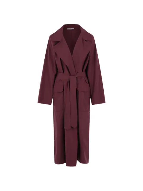 Dusan belt-fastening coat