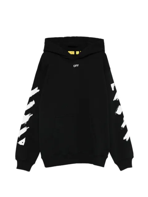 Off-White Kids 笔触感连帽衫