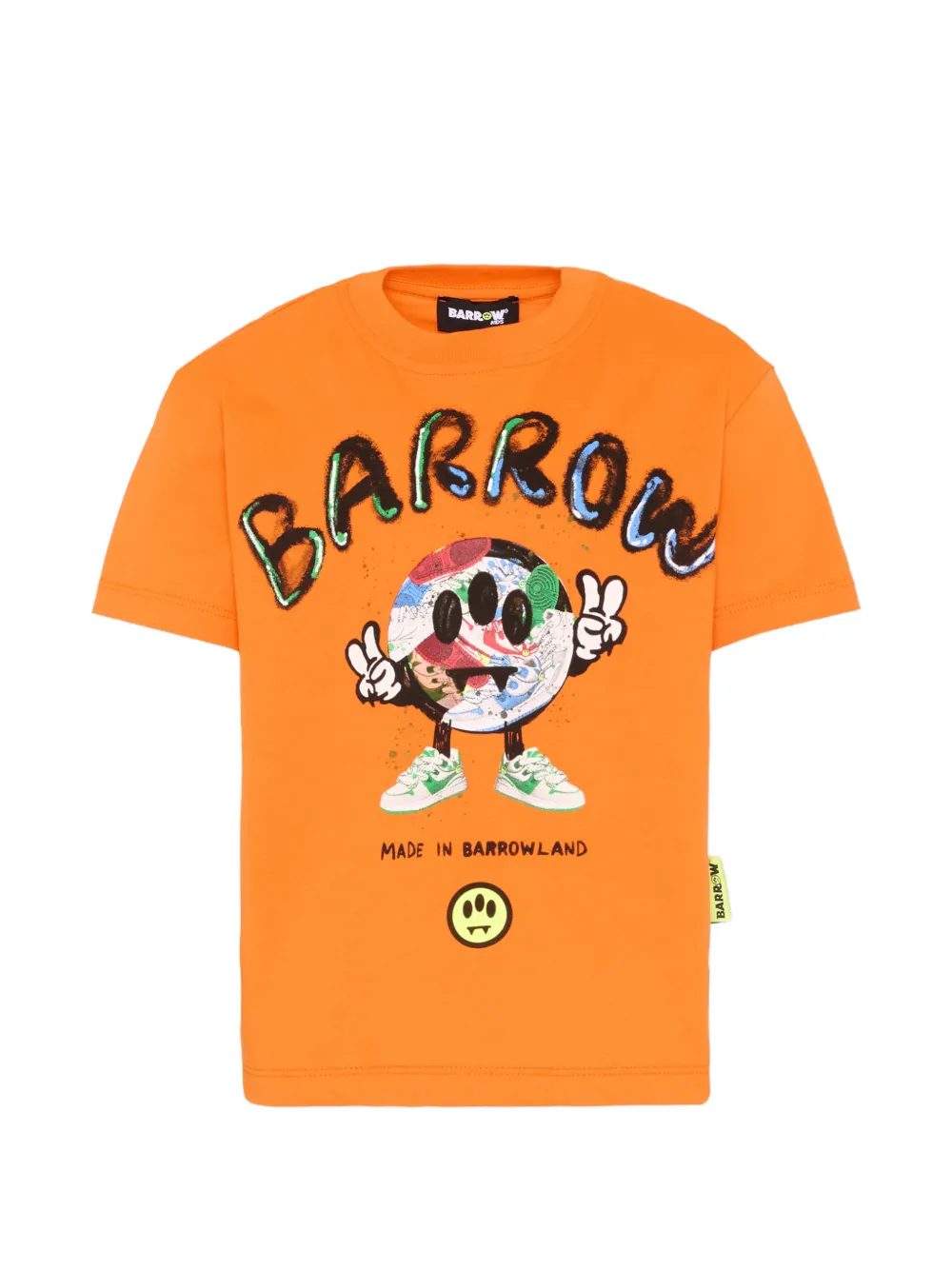 Barrow kids short-sleeve graphic T-shirt - Arancione
