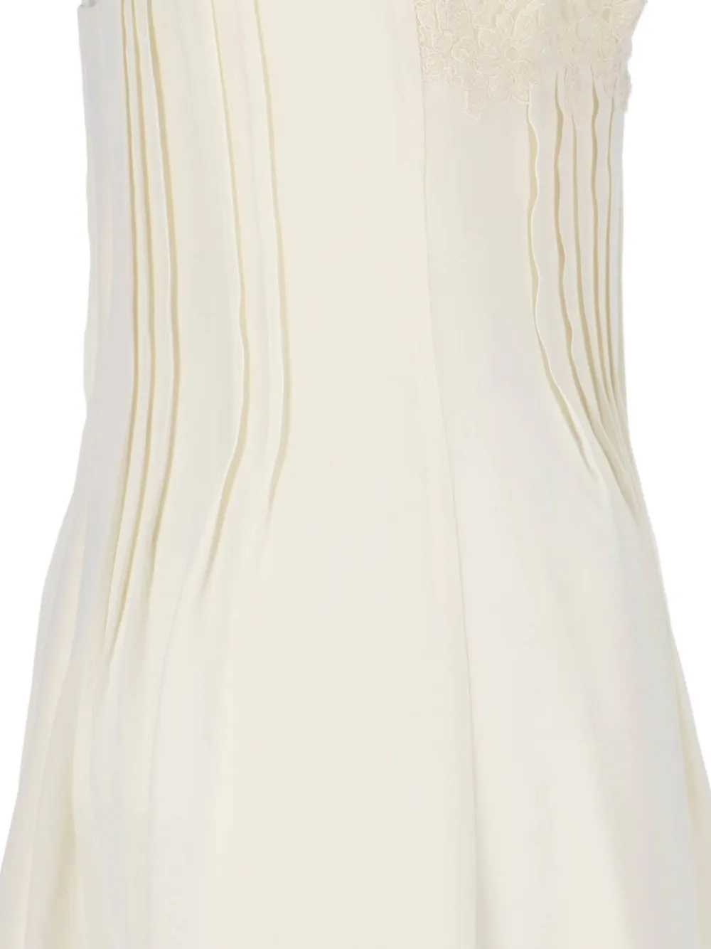 Lace-Detail Midi Dress