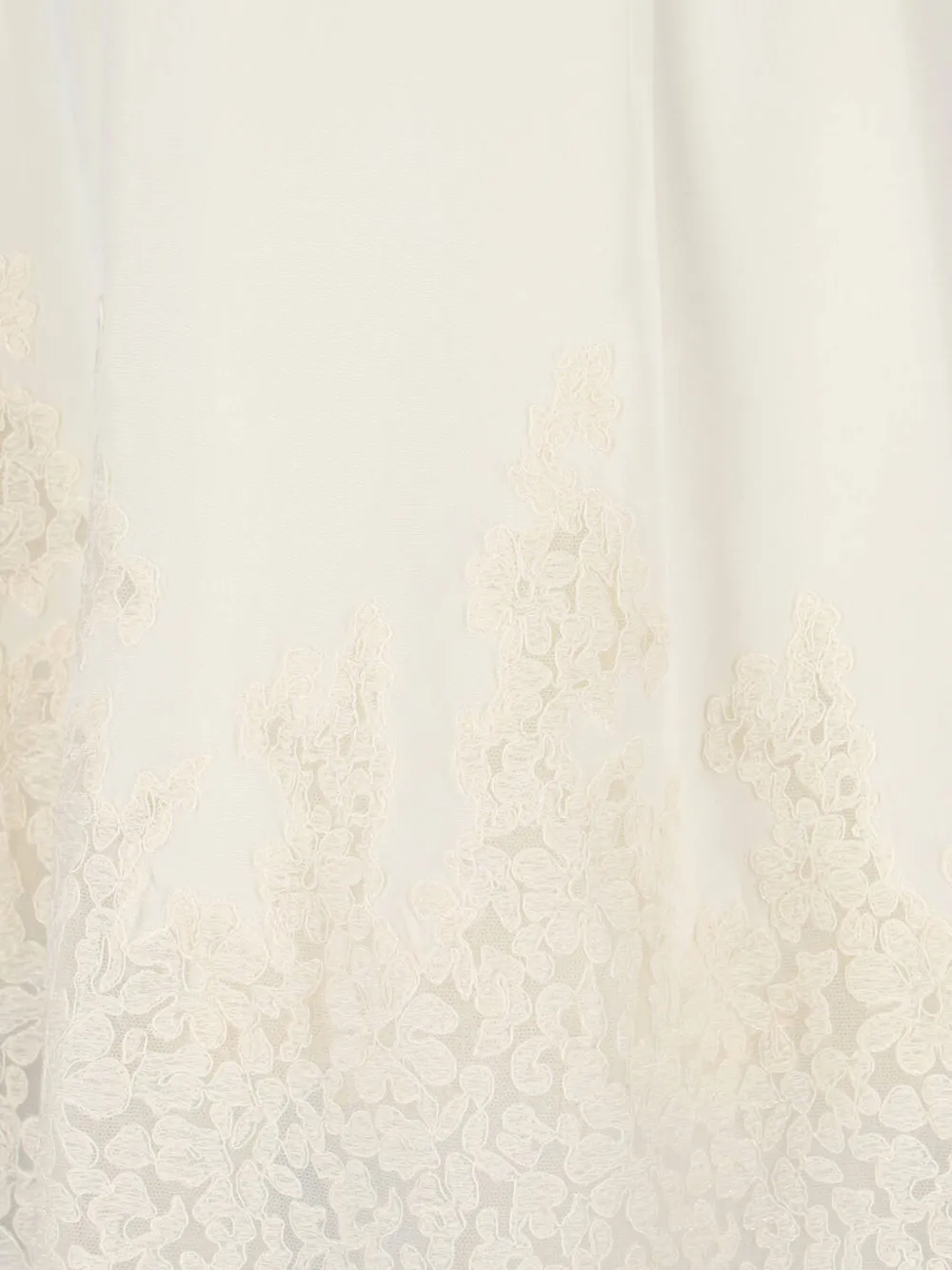 Lace-Detail Midi Dress