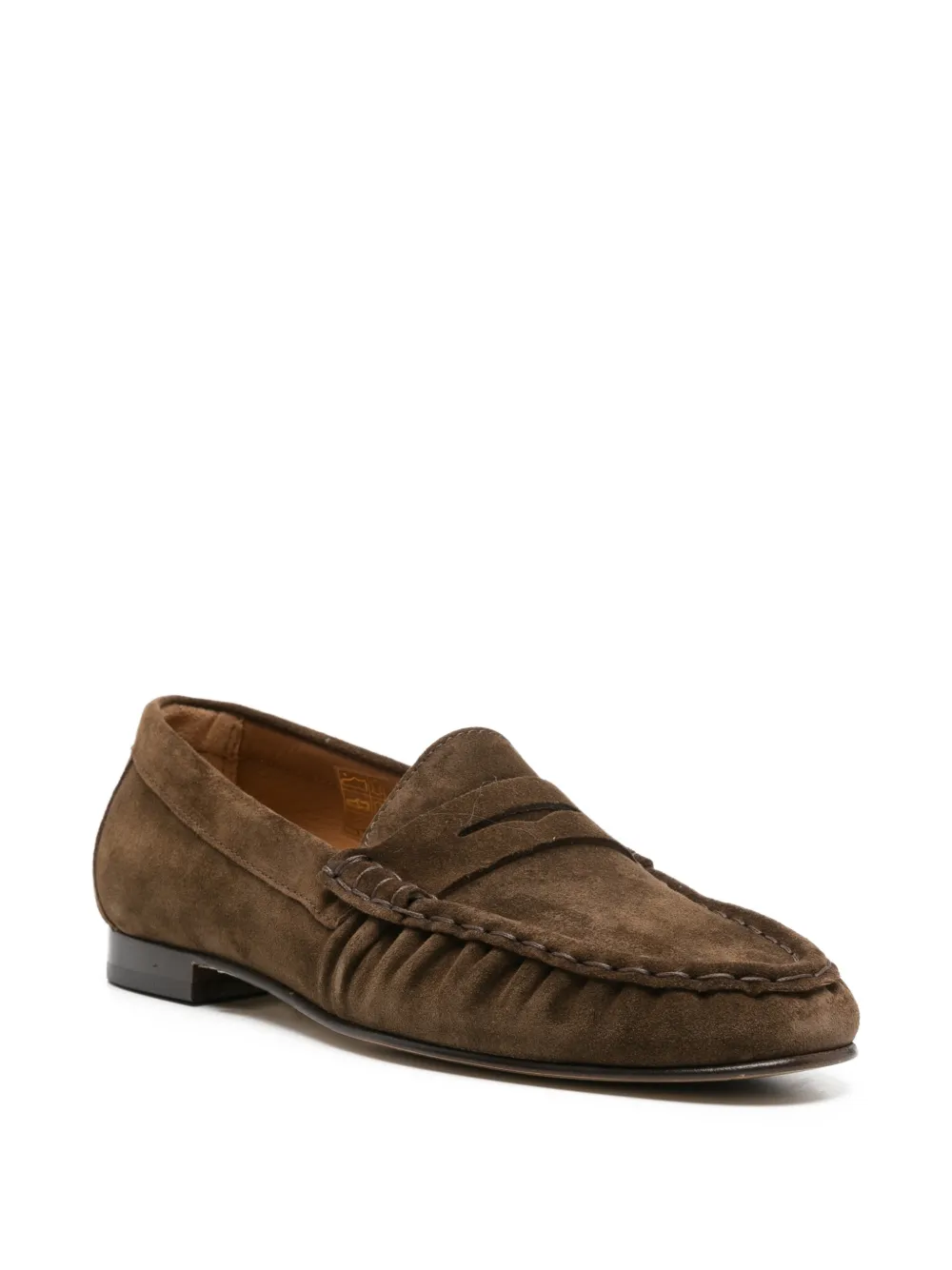  Poeve Suede Loafers - Brown 