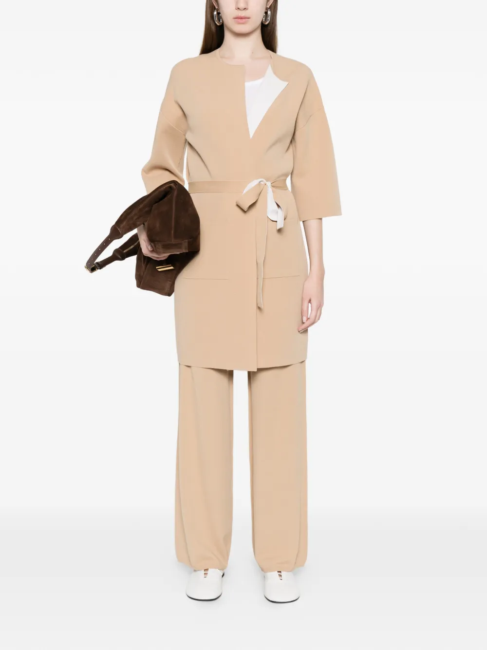 Kangra belted coat - Neutrals