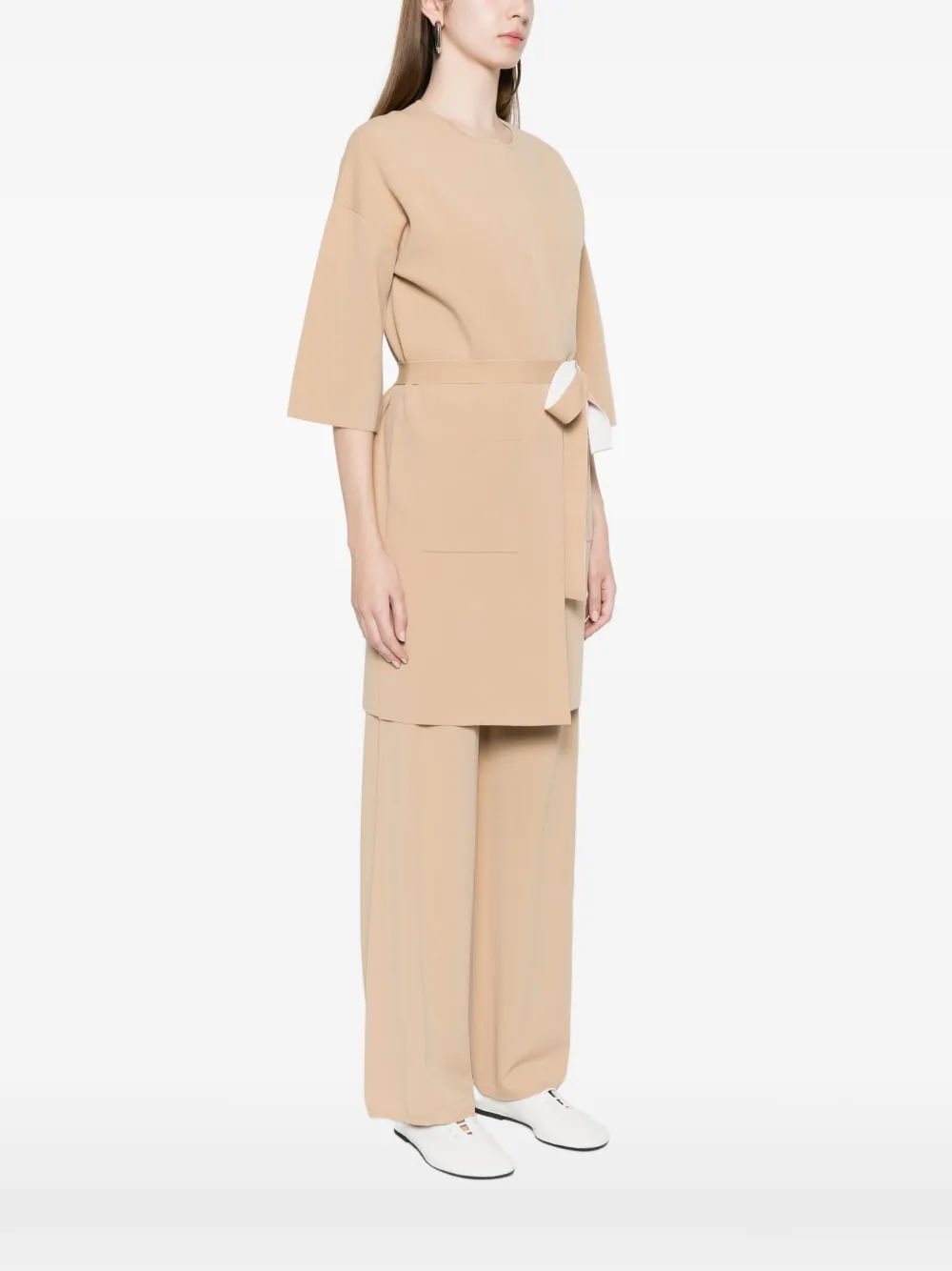  Kangra Belted Coat - Neutrals 