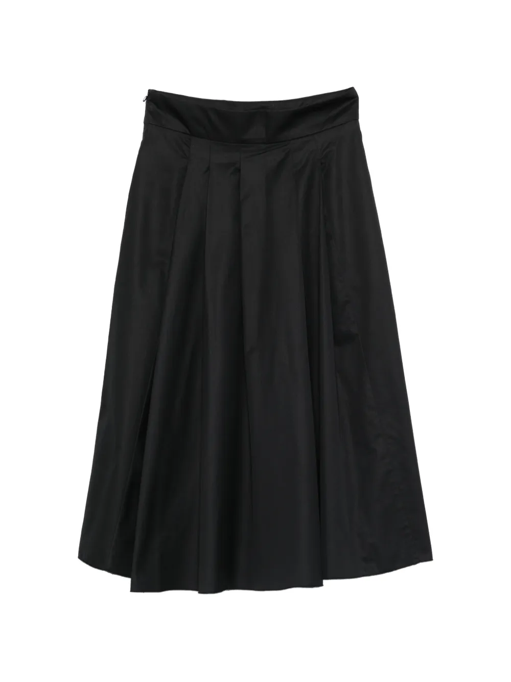 SUSANNE BOMMER pleated midi skirt - Schwarz