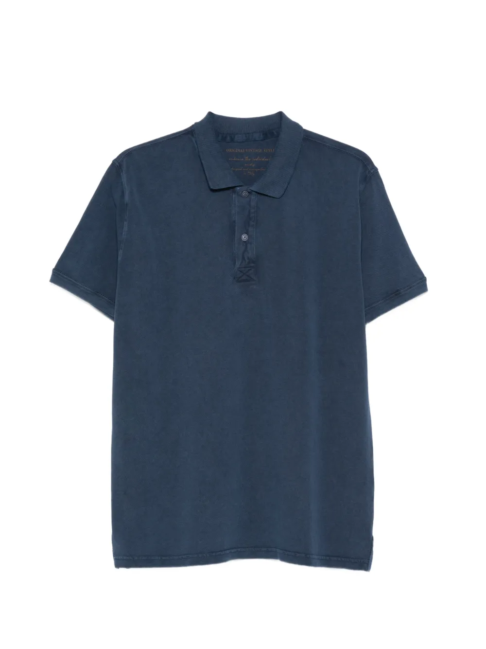 original vintage style Chile short-sleeve polo shirt - Blu