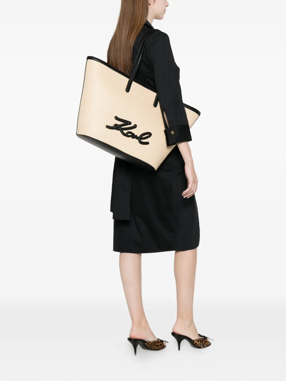 Karl Lagerfeld K Signature shopper Beige