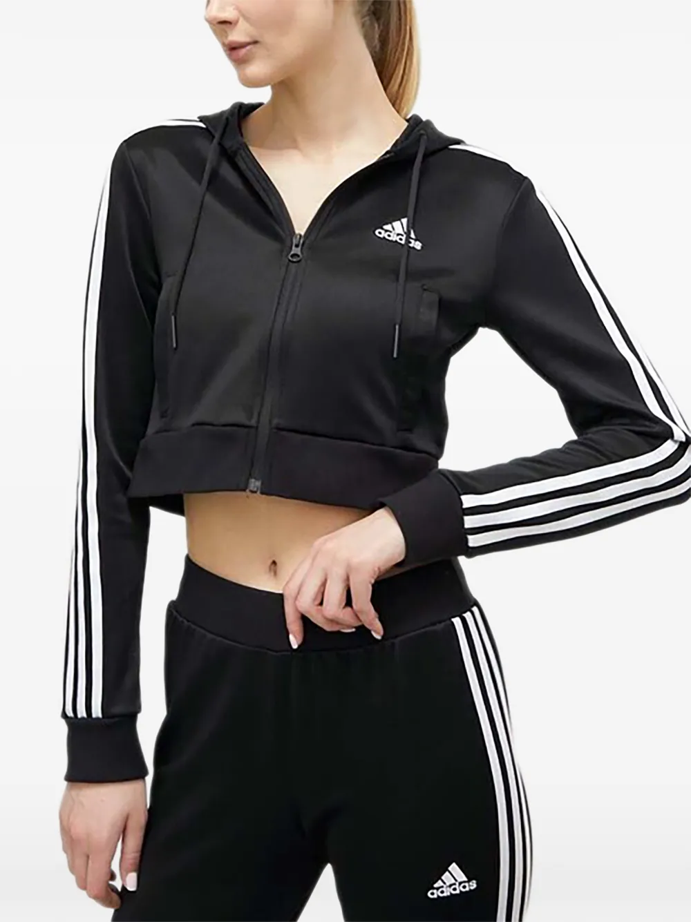adidas Trainingspak met logo Zwart
