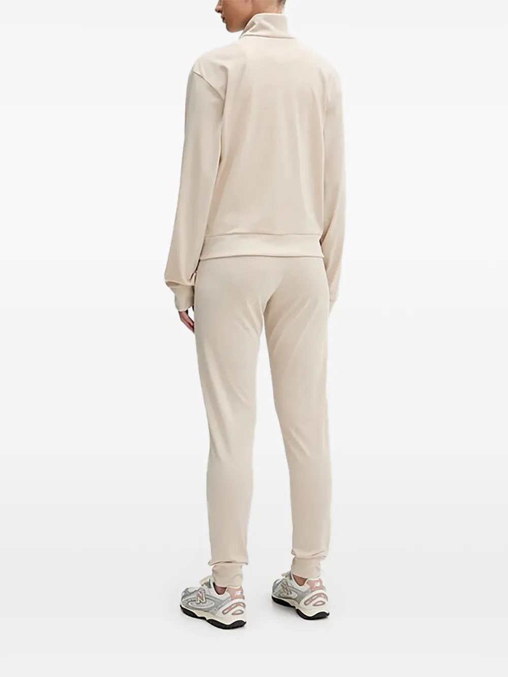 adidas Straight broek met borduurwerk Beige