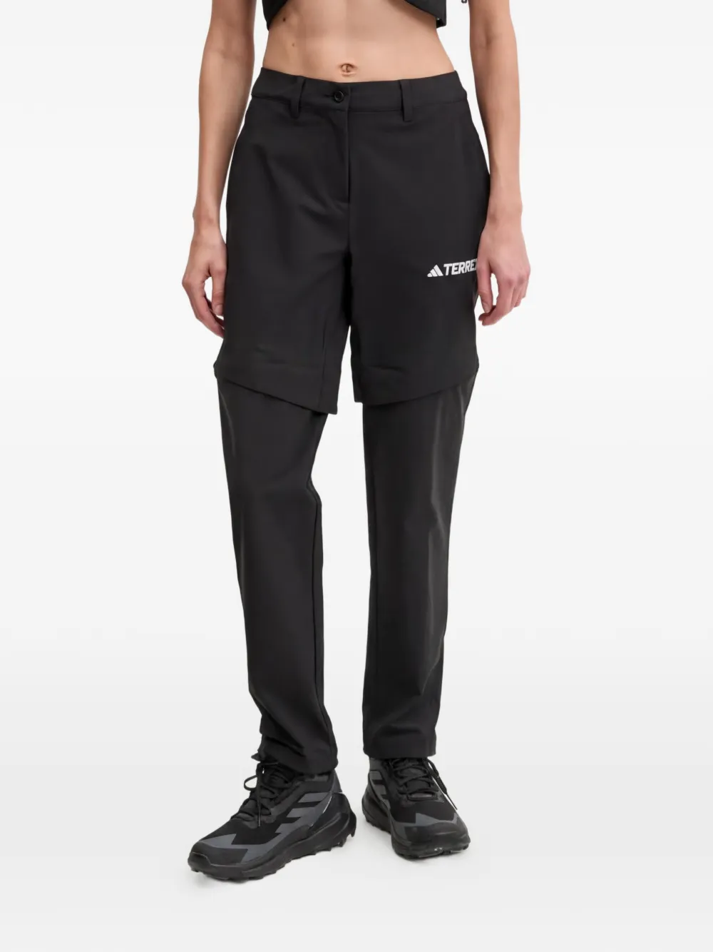 adidas Pantaloni Terrex con zip - Nero