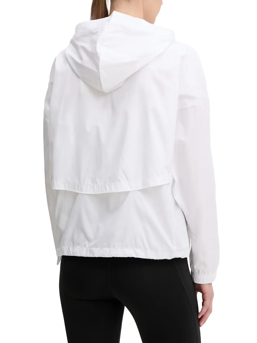 adidas Hyperglam hooded logo-print jacket Wit