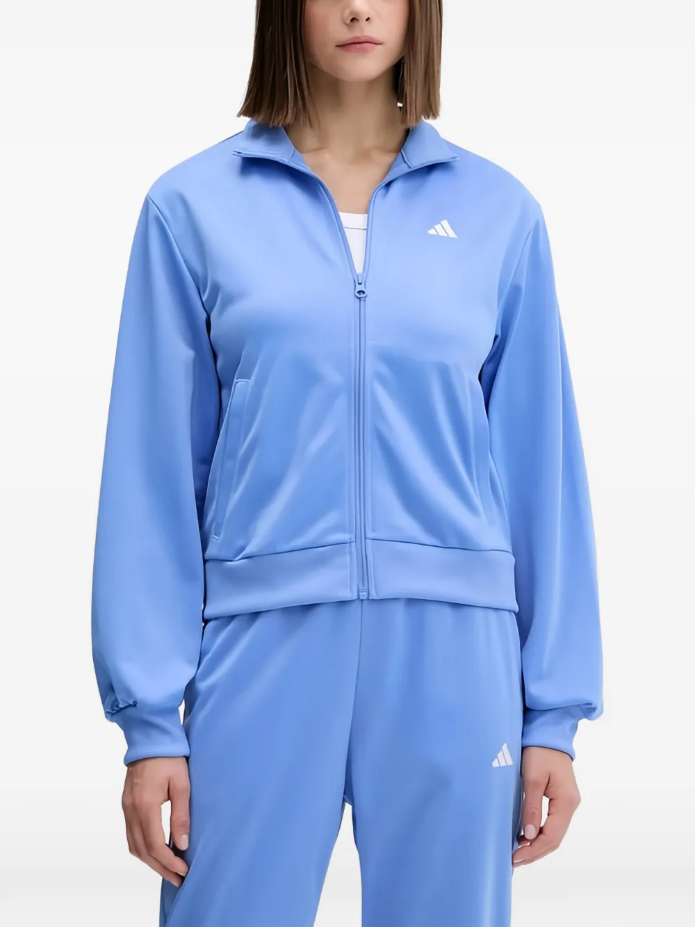 adidas Feel Cozy Essentials logo tracksuit - Blau