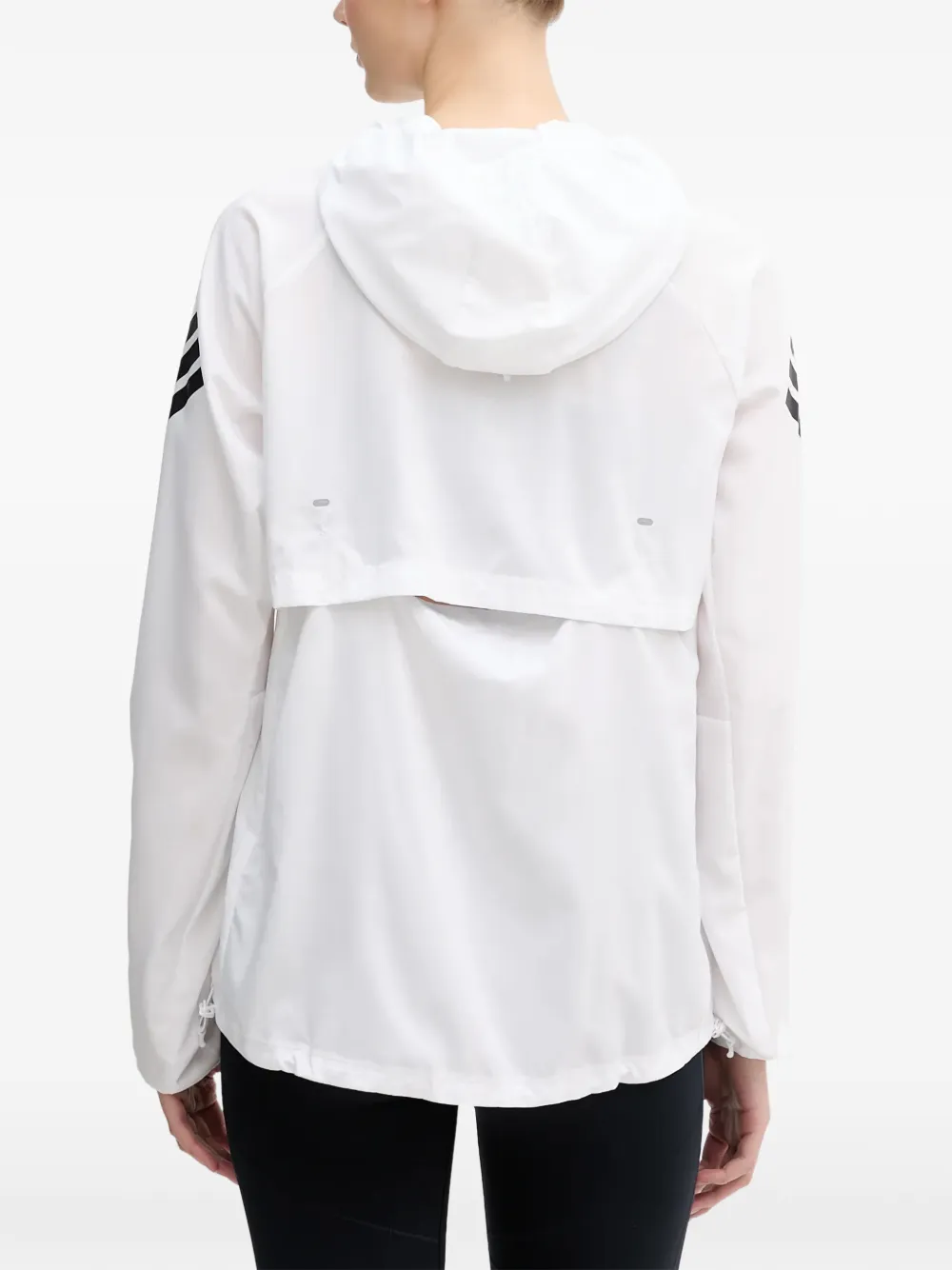 adidas Adi365 Iconic logo-print hooded jacket Wit