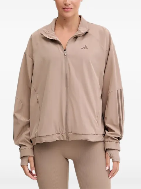 adidas three-stripe zip jacket