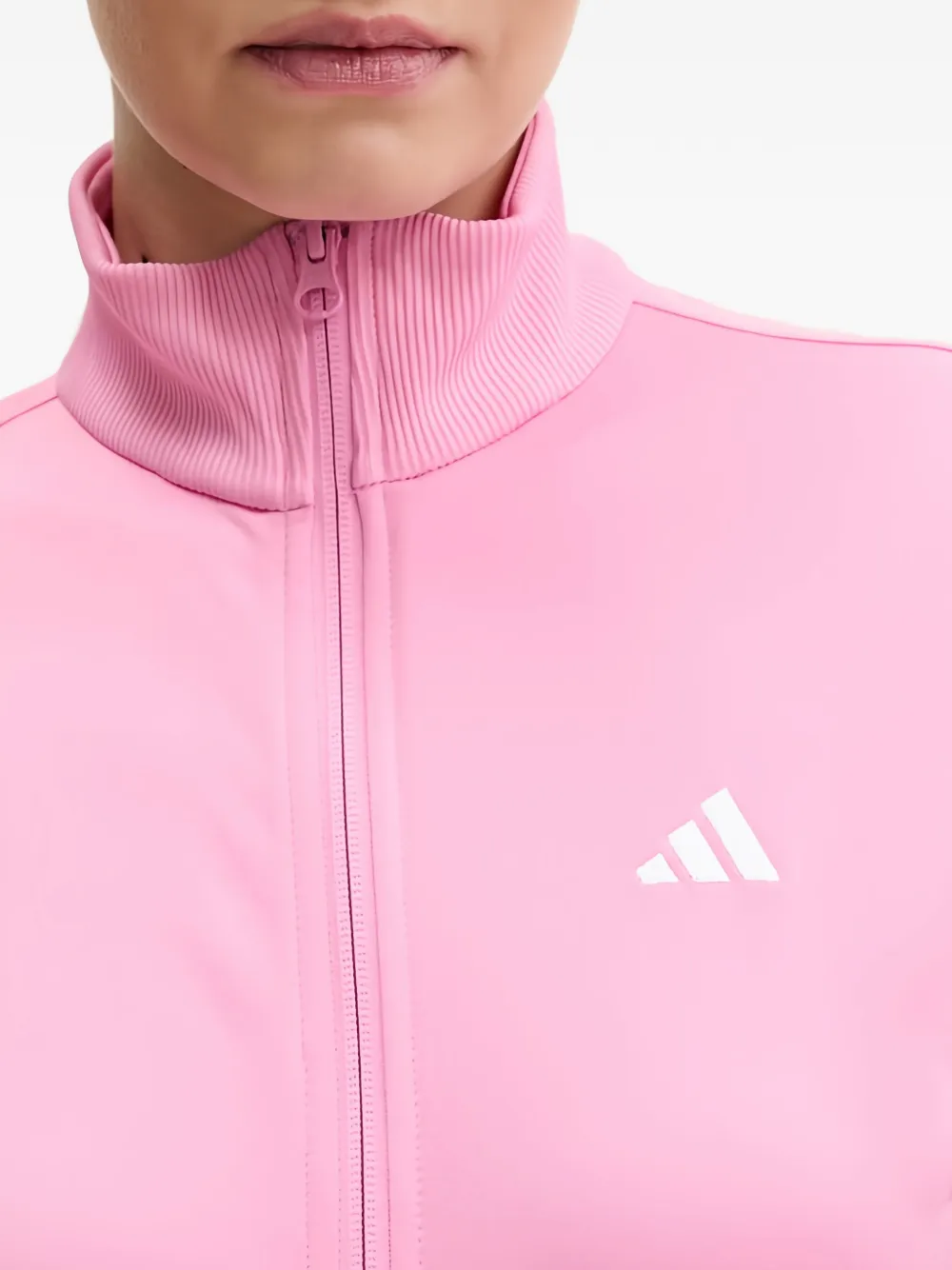 adidas Trainingspak met logo en rits Roze