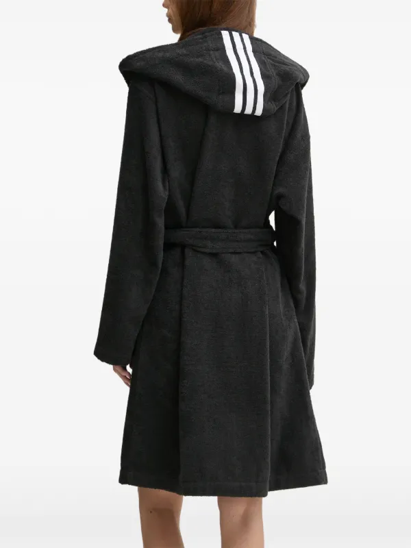 Adidas Hooded Bathrobe | Black | FARFETCH