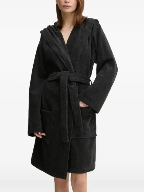 adidas hooded belted bathrobe