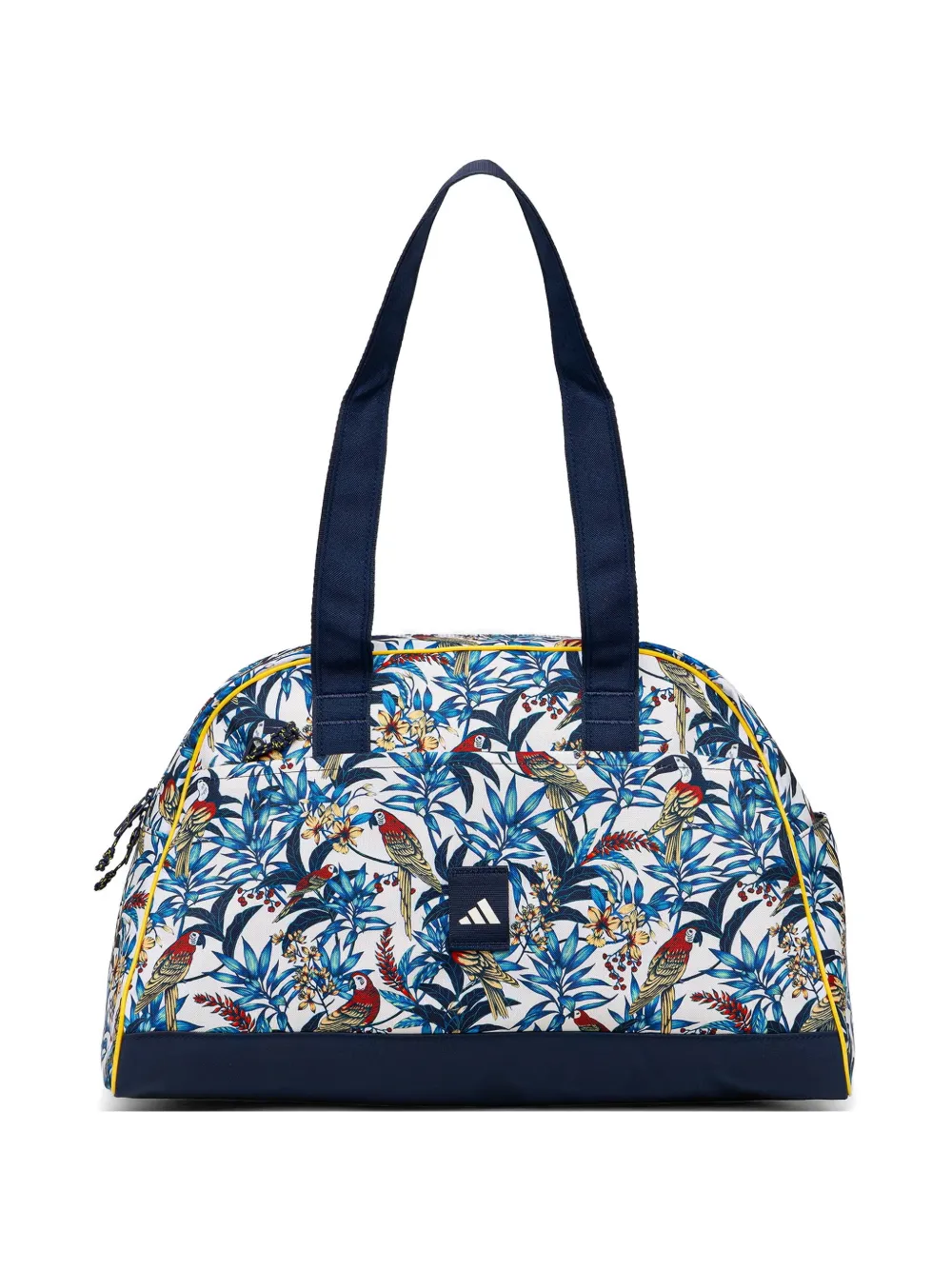 adidas tropical-print duffle bag - Weiß