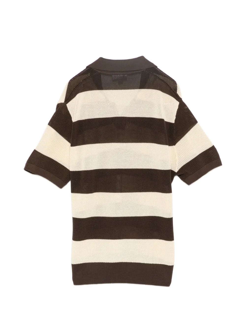 Lacoste 针织条纹Polo衫