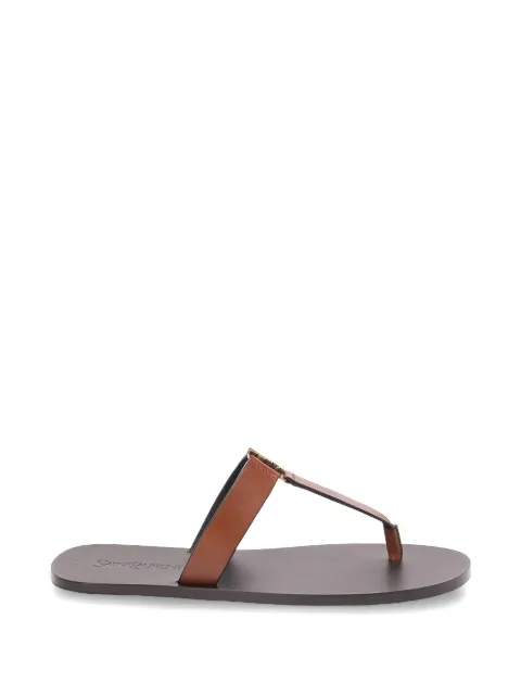 Saint Laurent Babylone logo leather sandals