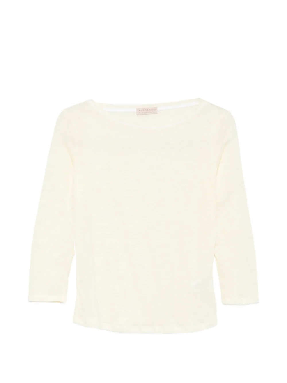 Purotatto long-sleeve yellow top - Giallo